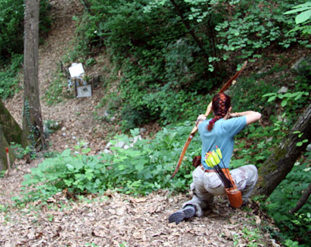 Traditional archery competition