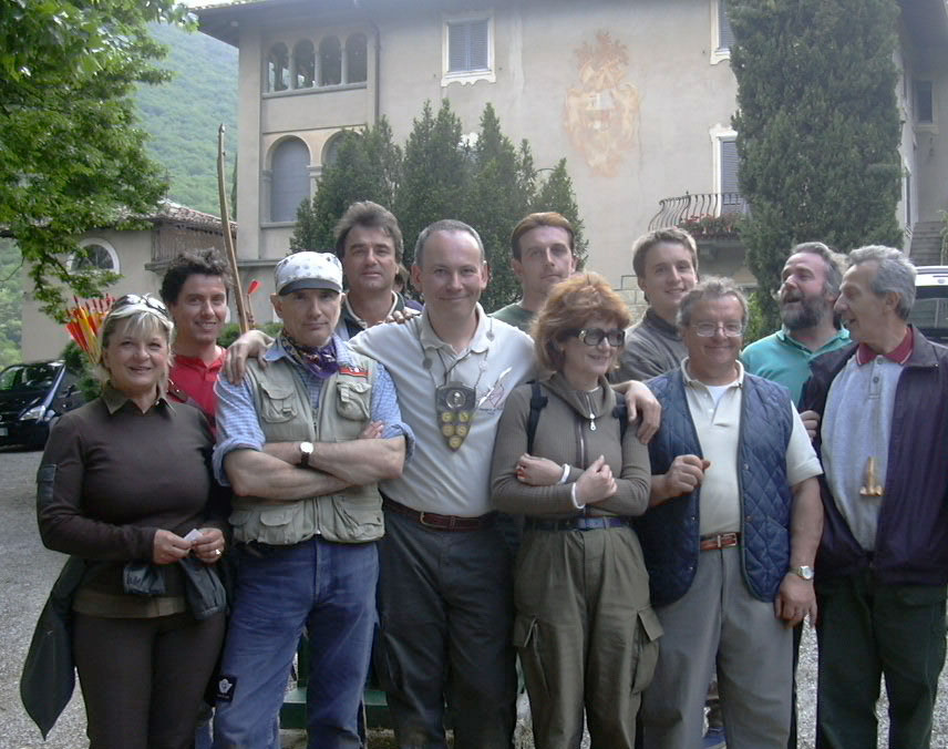 La compagnia dell'Arco al Roving Nazionale di tiro Istintivo Venatorio