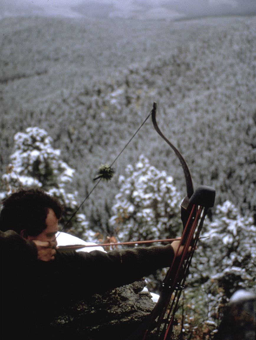 bowhunting in colorado with snow